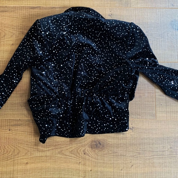 Sequined Velvet Hourglass blazer & OTHER STORIES